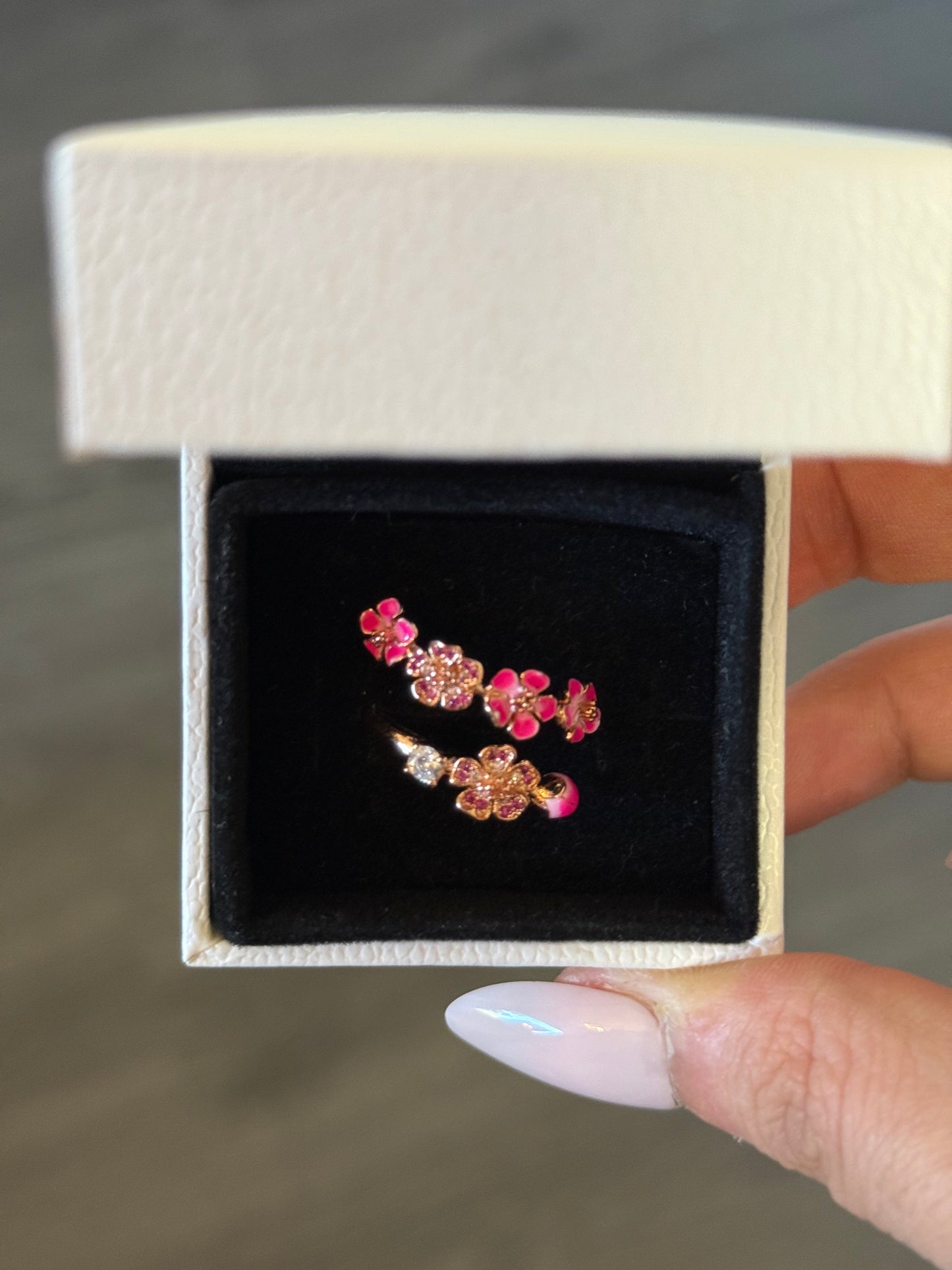 Peach Blossom Ring